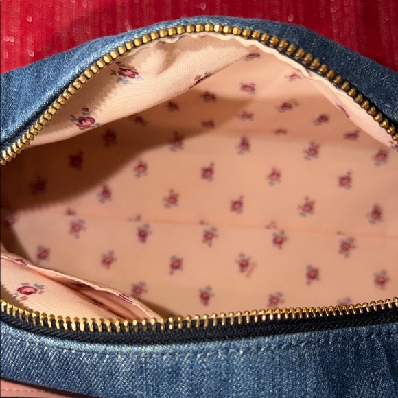 Coach Navy Denim Shoulder Bag - Picture 6 of 10